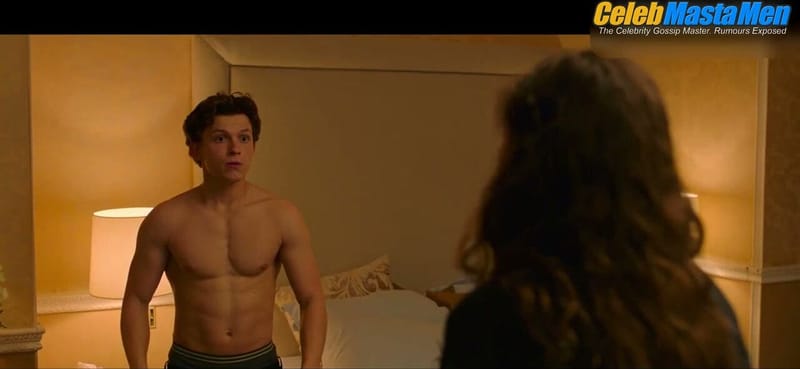 Tom Holland Shirtless Scene in Spider-man: Far From Home