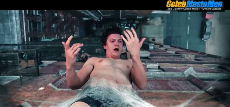 Tom Holland Bulge, Shirtless Scene in Spider-man: Brand New Day