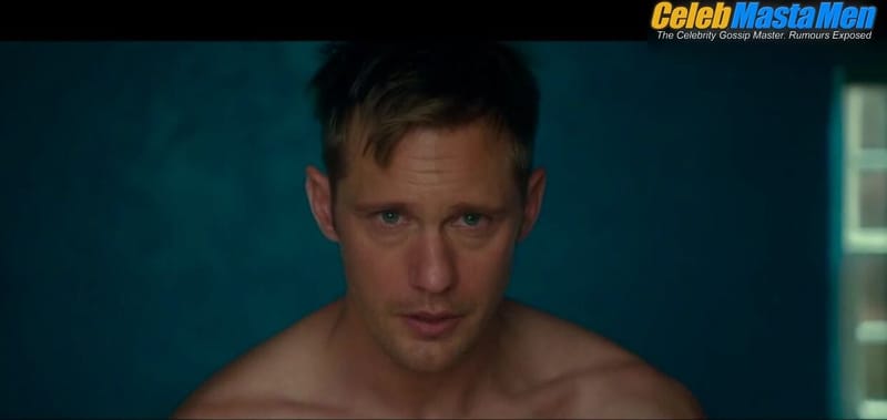 Alexander Skarsgard Sexy Scene in War On Everyone