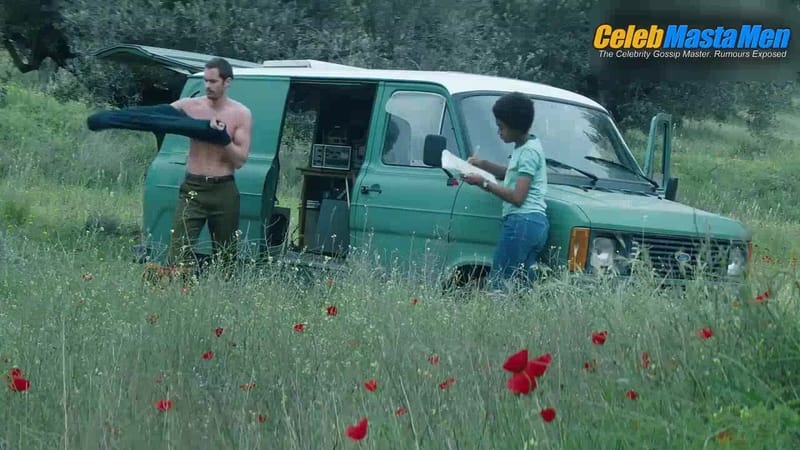 Alexander Skarsgard Shirtless Scene in The Little Drummer Girl
