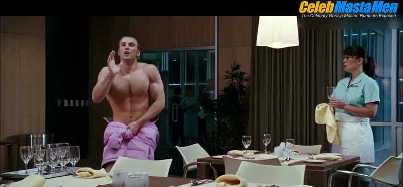 Chris Evans Shirtless Scene in Fantastic Four