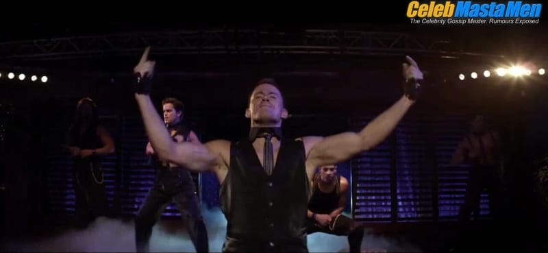 Channing Tatum, Joe Manganiello, Matt Bomer, Adam Rodriguez and Kevin Nash Shirtless Scene from Magic Mike
