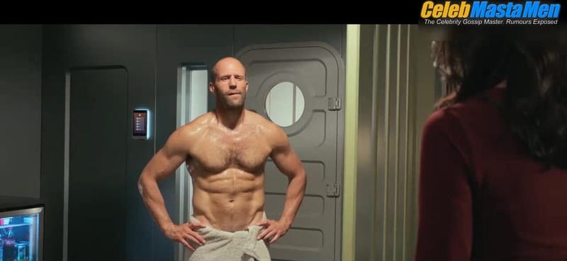 Jason Statham Shirtless Scene in The Meg