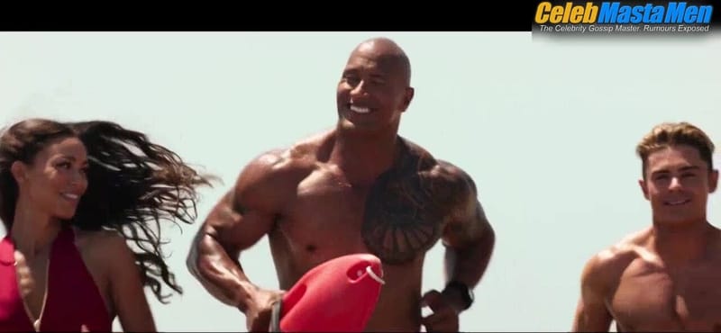 Dwayne Johnson and Zac Efron's Sexy Scene from Baywatch