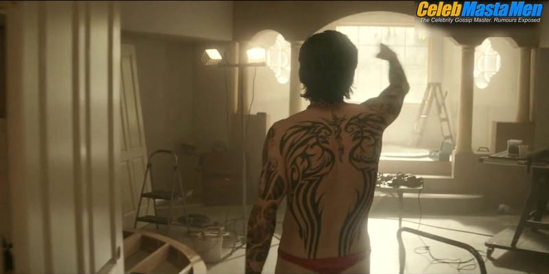 Sebastian Stan Shirtless and Underwear Scene in Pam & Tommy
