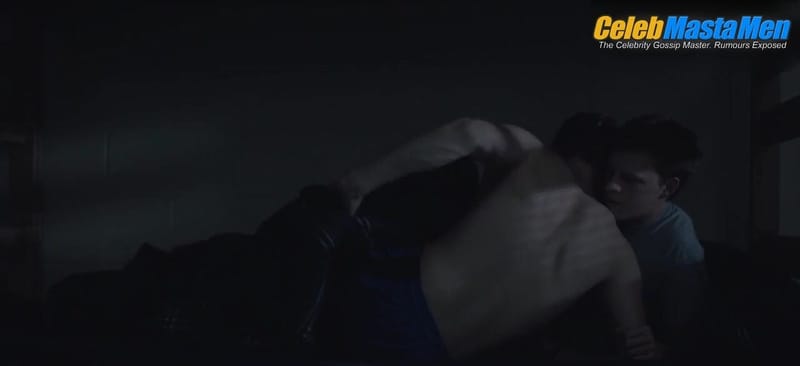 Joe Alwyn and Lucas Hedges Shirtless, Gay Scene from Boy Erased