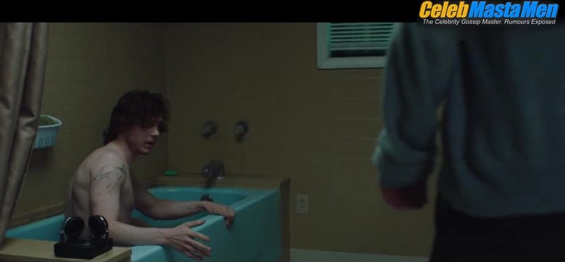 Evan Peters Shirtless Scene in American Animals