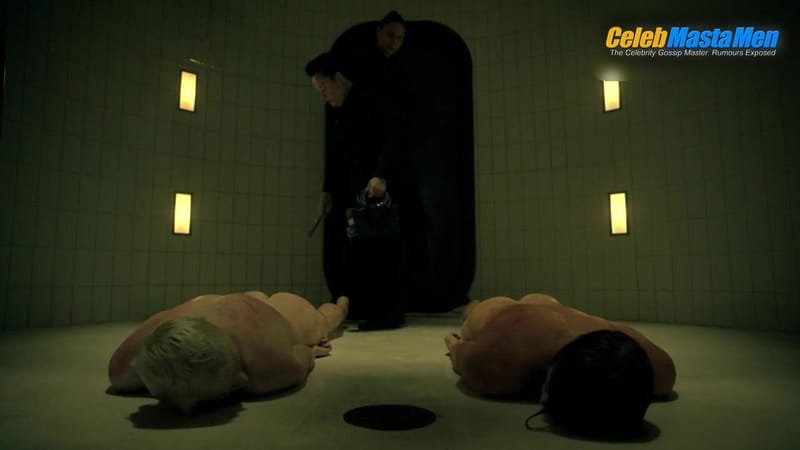 Evan Peters and Chad James Buchanan Shirtless, Booty Scene in American Horror Story