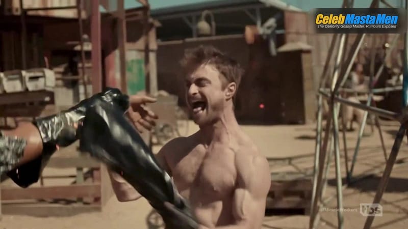Daniel Radcliffe Shirtless, Underwear Scene in Miracle Workers