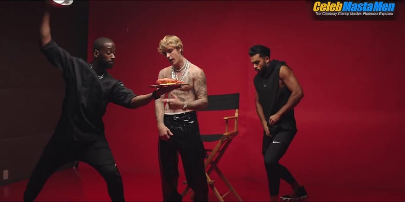 Justin Bieber Goes Shirtless in Popstar Scene