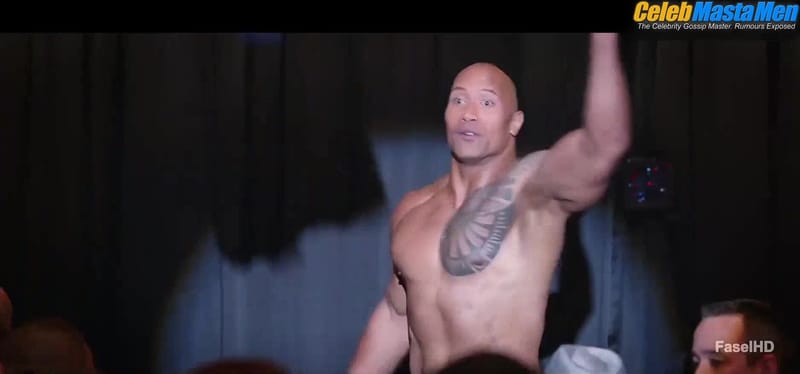 Dwayne Johnson's Straight, Butt Scene from Central Intelligence