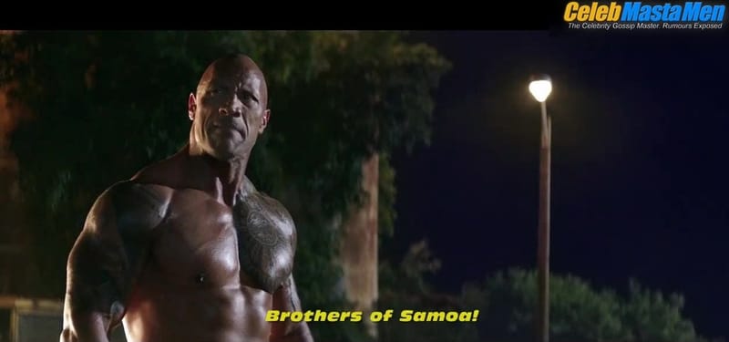 Dwayne Johnson Shirtless Scene in Fast & Furious Presents: Hobbs & Shaw