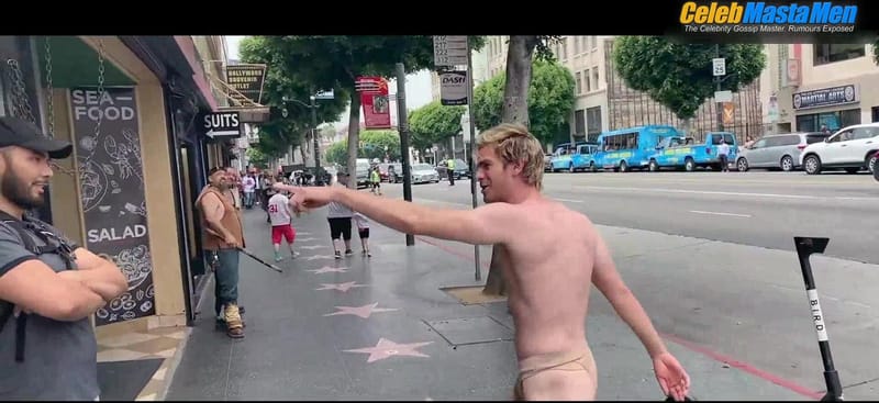 Andrew Garfield Underwear, Thong Scene from Mainstream