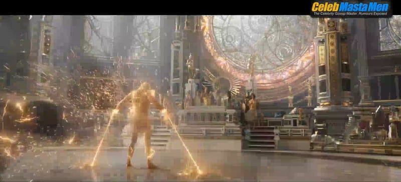 Chris Hemsworth Shirtless Scene in Thor: Love And Thunder