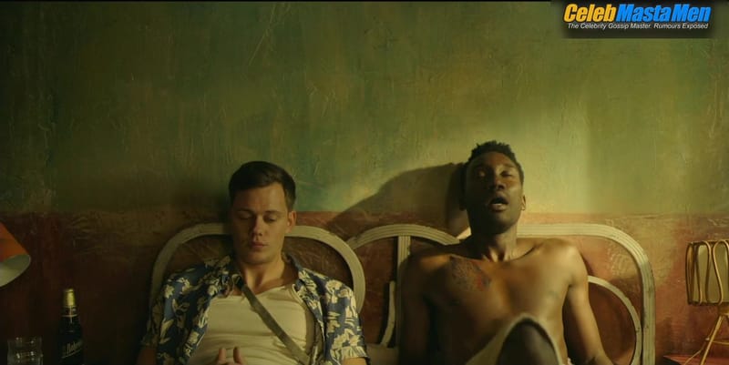 Nathan Stewart-Jarrett and Bill Skarsgard Shirtless Gay Scene from Soulmates