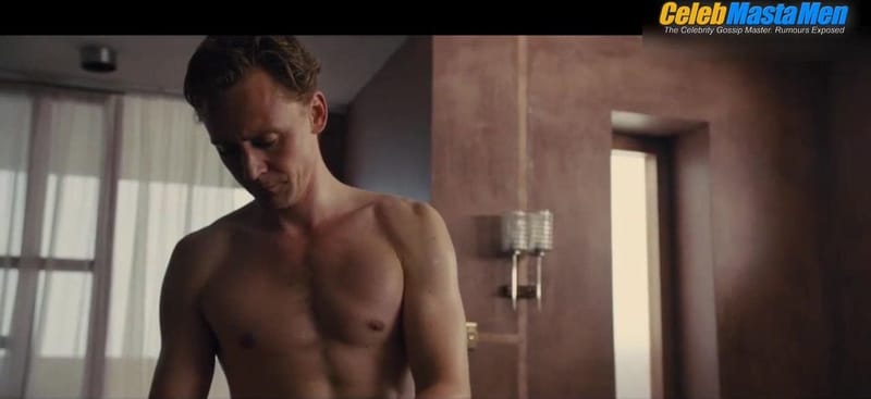 Tom Hiddleston Shirtless Scene from High-rise