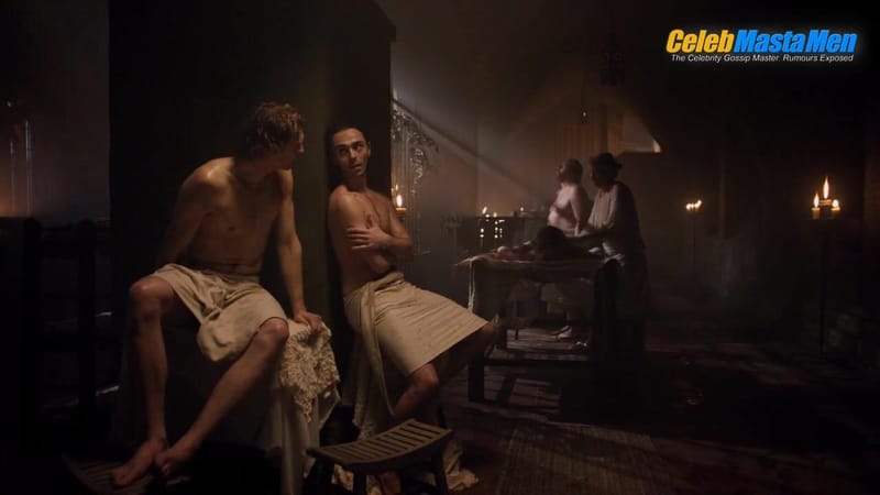 Tom Hiddleston and David Dawson Shirtless Scene from The Hollow Crown