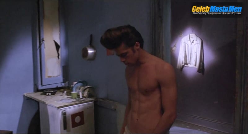 Brad Pitt Shirtless and Underwear Scene in Johnny Suede