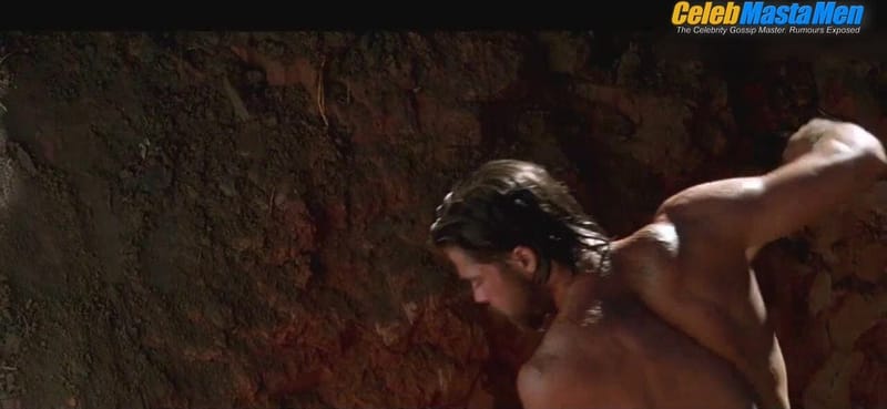 Brad Pitt's Ass, Balls Scene in Kalifornia