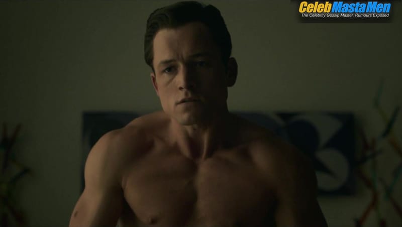Taron Egerton Shirtless, Booty Scene from Black Bird