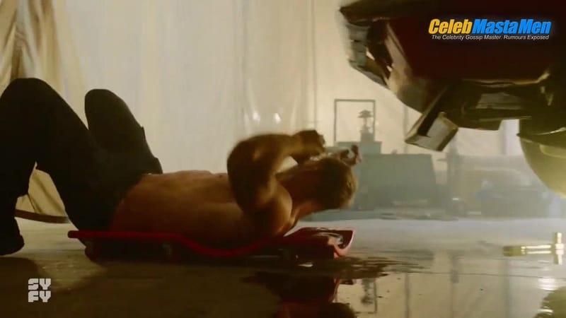 Alan Ritchson's Hot Scene in Blood Drive