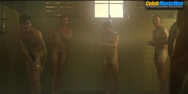 Taylor Zakhar and Derek Yates Shirtless Prosthetic Scene from Minx