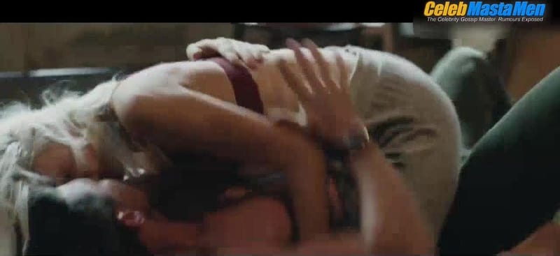 Luke Evans Shirtless, Straight Scene from Anna