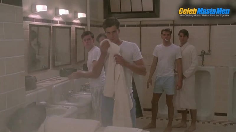 Matt Damon, Brendan Fraser and Chris O'Donnell Shirtless, Butt Scene from School Ties