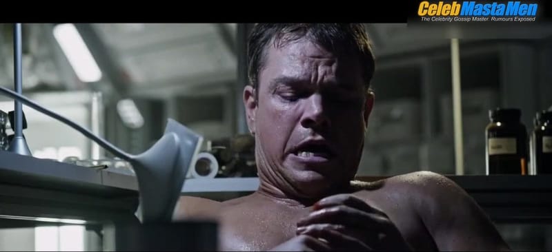 Matt Damon Shirtless Scene in The Martian