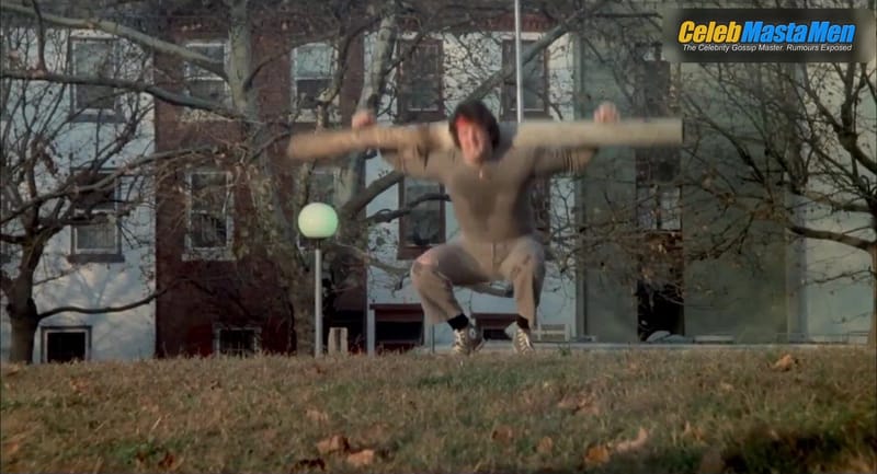 Sylvester Stallone Shirtless and Bulge Scene in Rocky Ii
