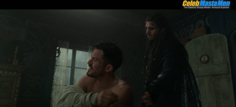 Orlando Bloom's Shirtless Scene from Carnival Row