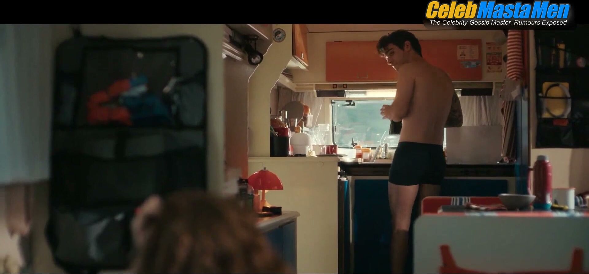 Pablo Alvarez Shirtless and Bulge Scene in The Map of Longing screenshot 2