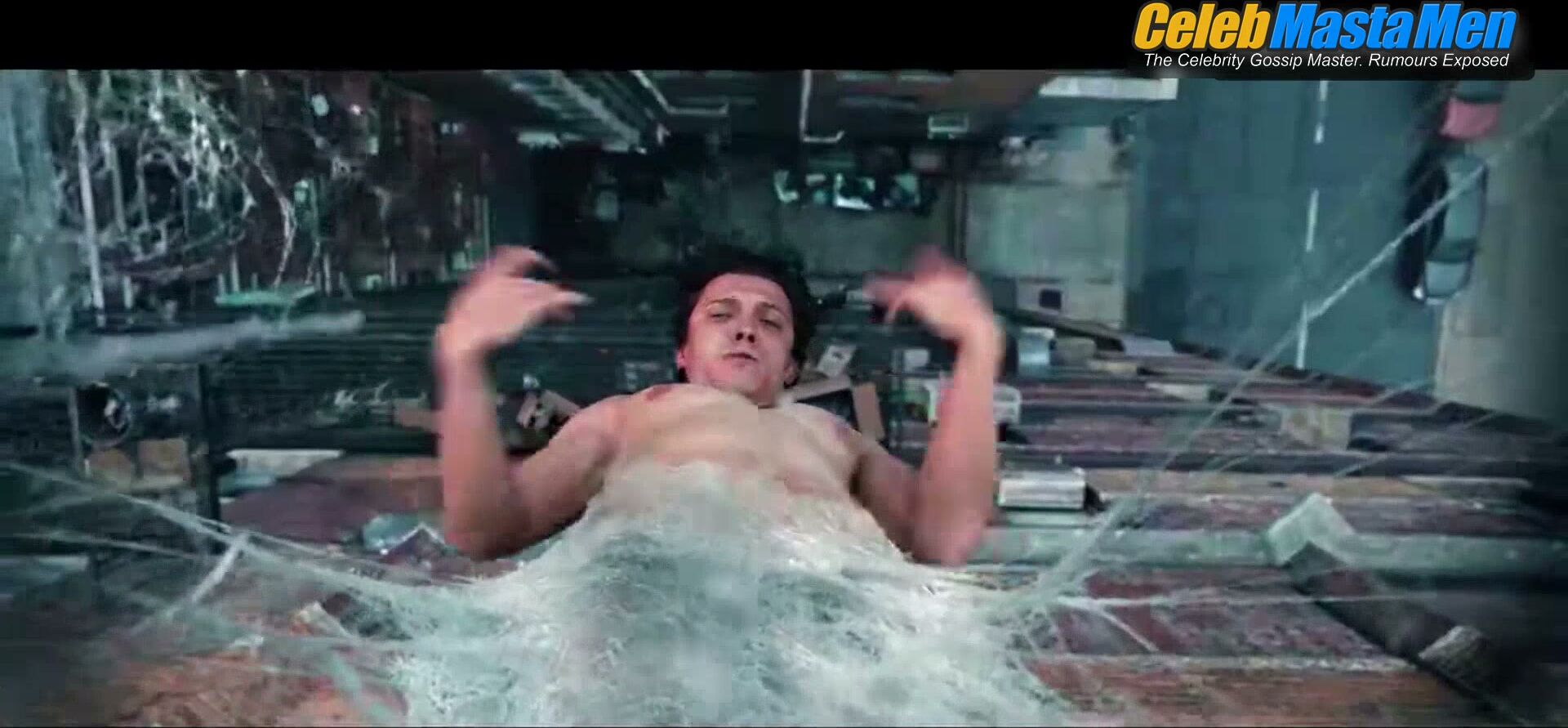 Tom Holland Bulge, Shirtless Scene in Spider-man: Brand New Day screenshot 1