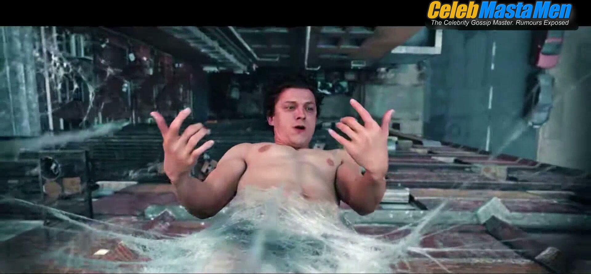 Tom Holland Bulge, Shirtless Scene in Spider-man: Brand New Day screenshot 2