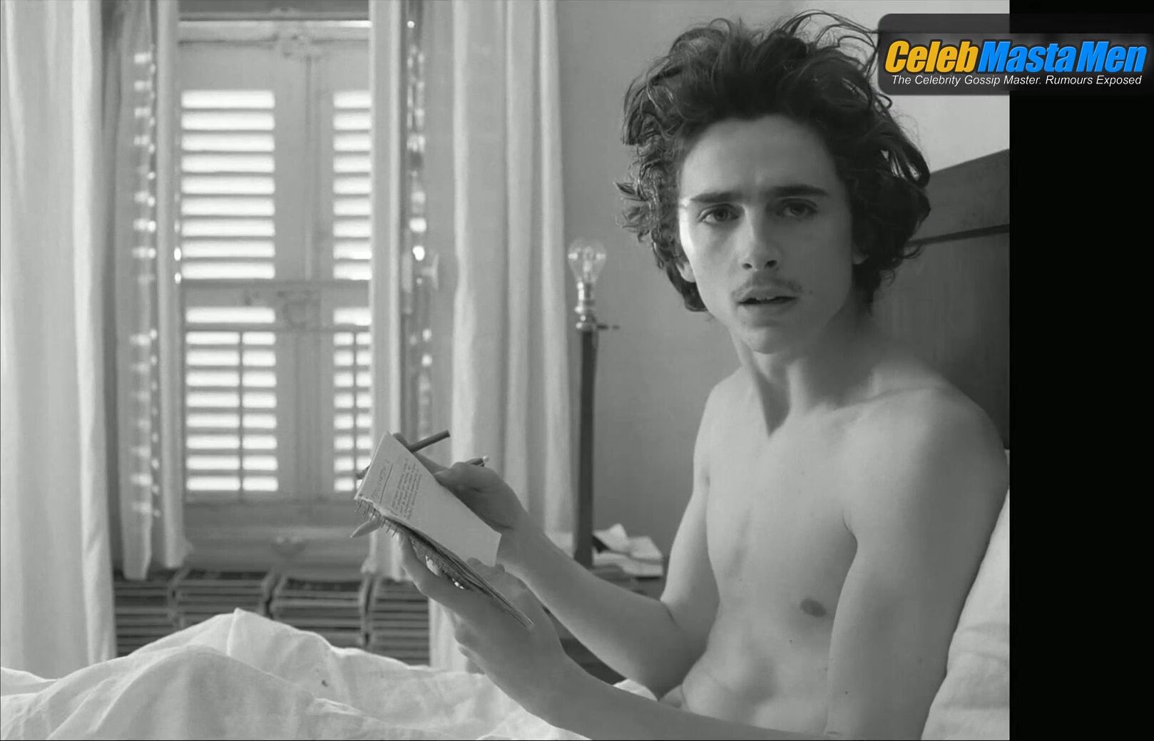 Timothee Chalamet Shirtless Scene in The French Dispatch screenshot 5