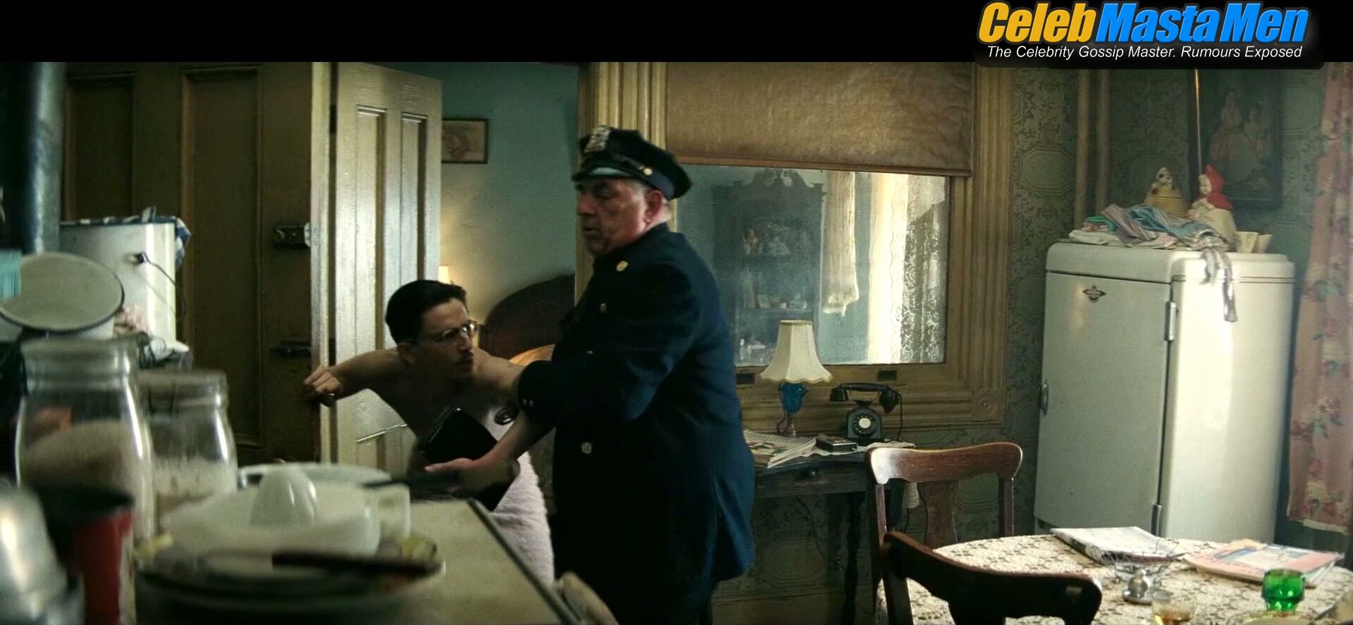 Timothee Chalamet Shirtless Scene in Marty Supreme screenshot 5