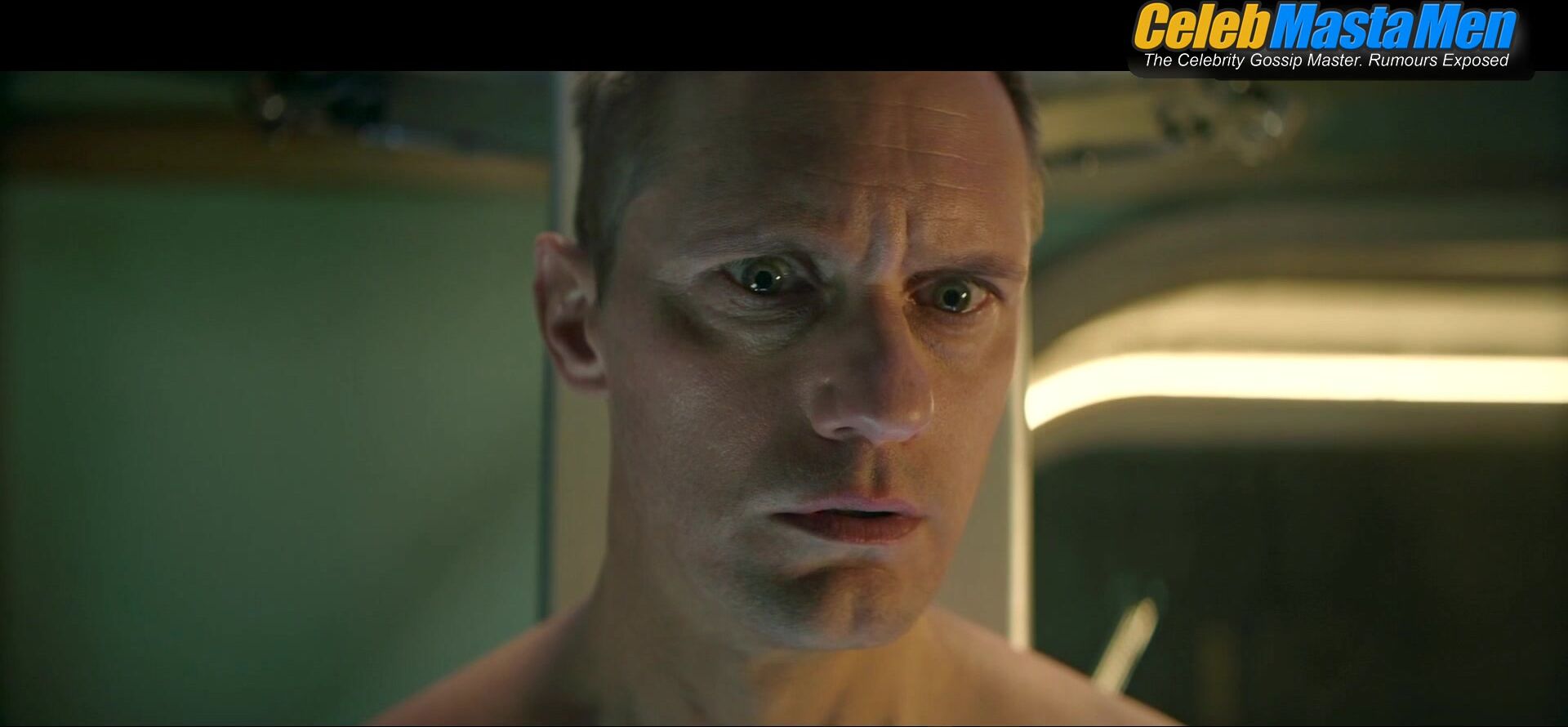 Alexander Skarsgard Shirtless Scene In Murderbot - Photo 2 of 5
