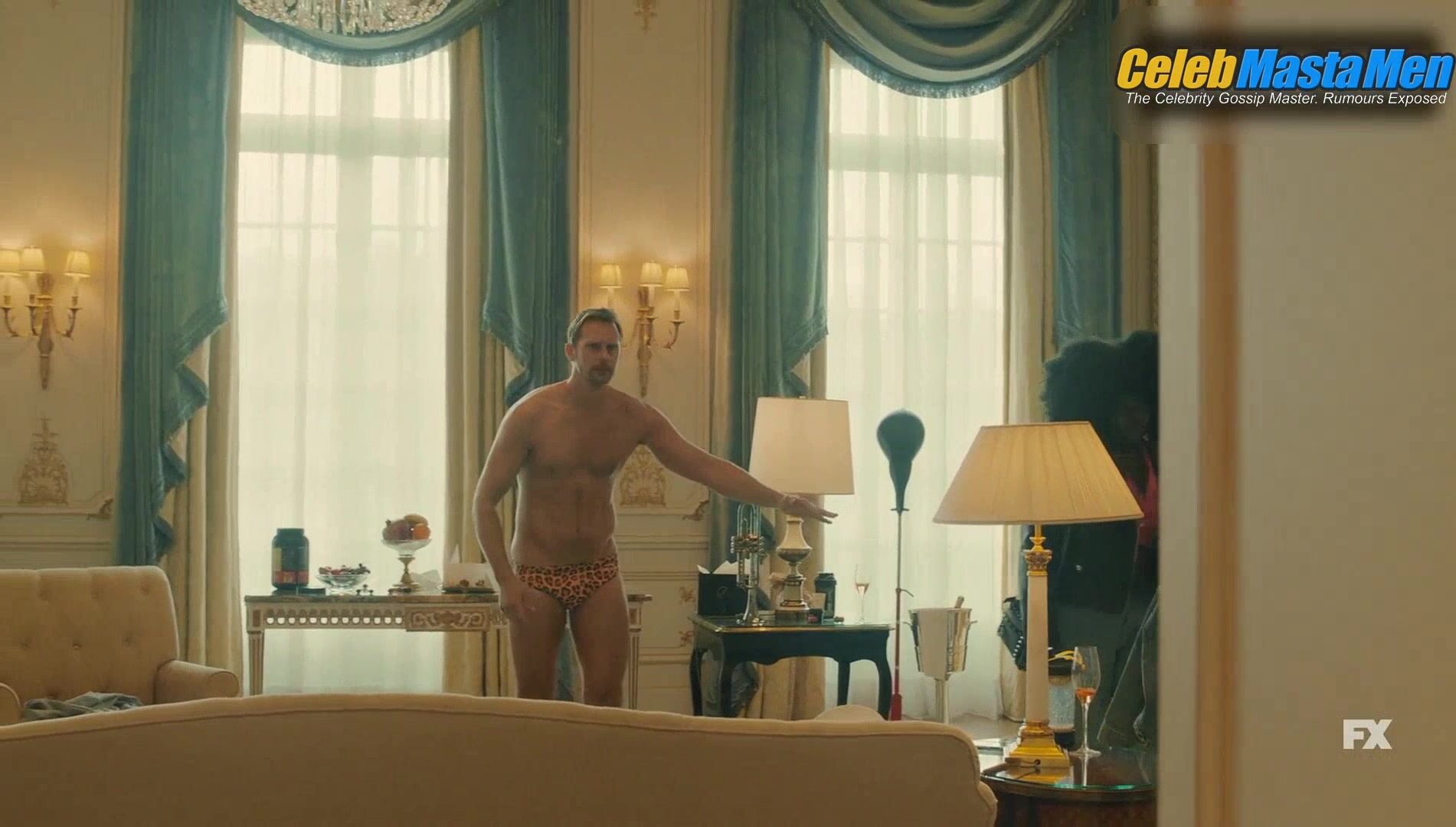 Alexander Skarsgard Bulge, Shirtless Scene In Atlanta - Photo 3 of 5 photo 4