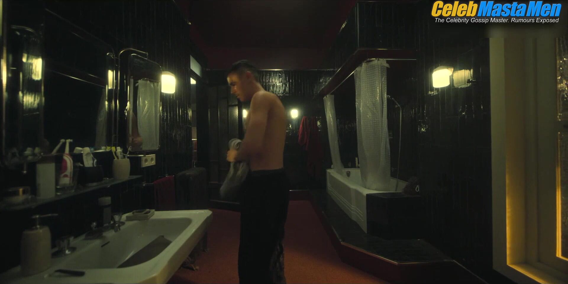 Aron Piper ’s Shirtless Scene From Muted - Photo 1 of 5