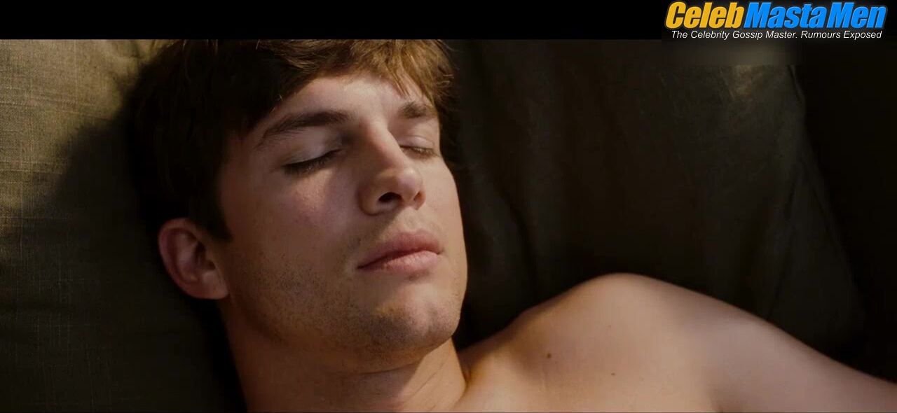 Ashton Kutcher Shirtless, Straight Scene From No Strings - Photo 1 of 5