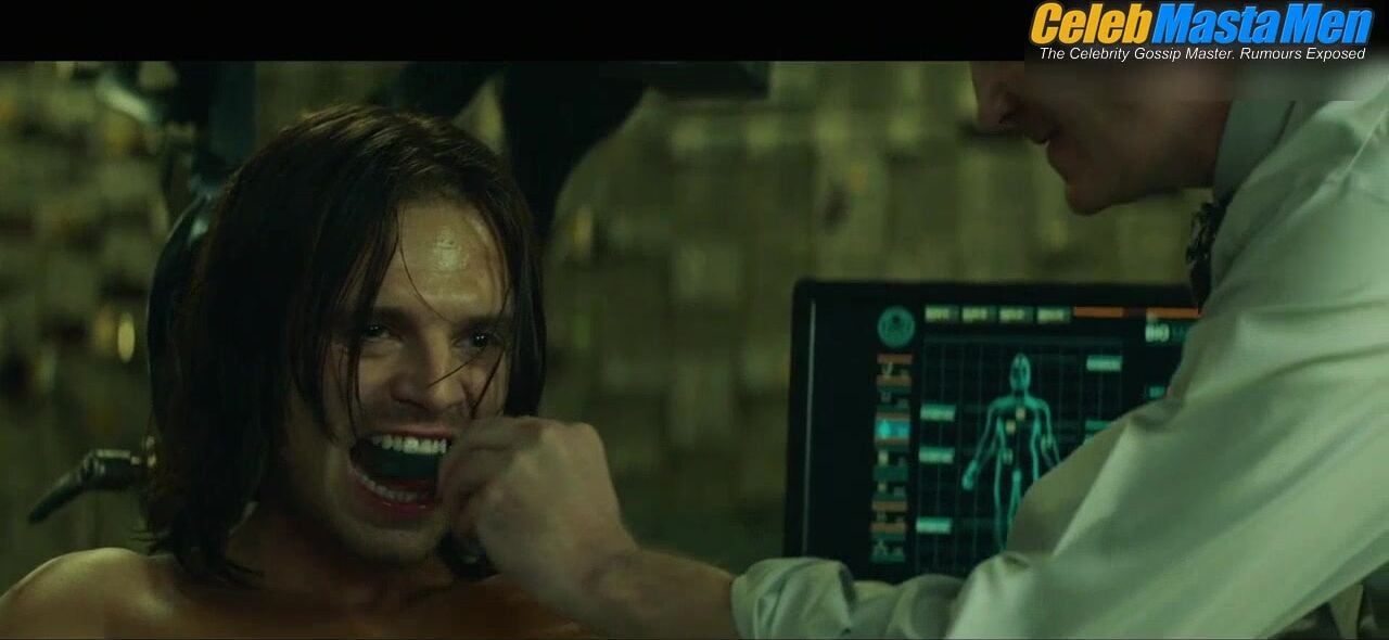 Sebastian Stan Shirtless, Sexy Scene From Captain America - Photo 1 of 5 photo 2