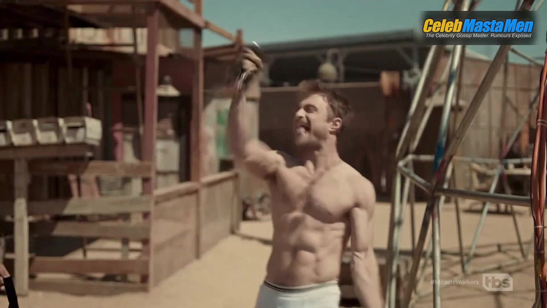 Daniel Radcliffe Shirtless, Underwear Scene In Miracle Workers - Photo 2 of 5 photo 1