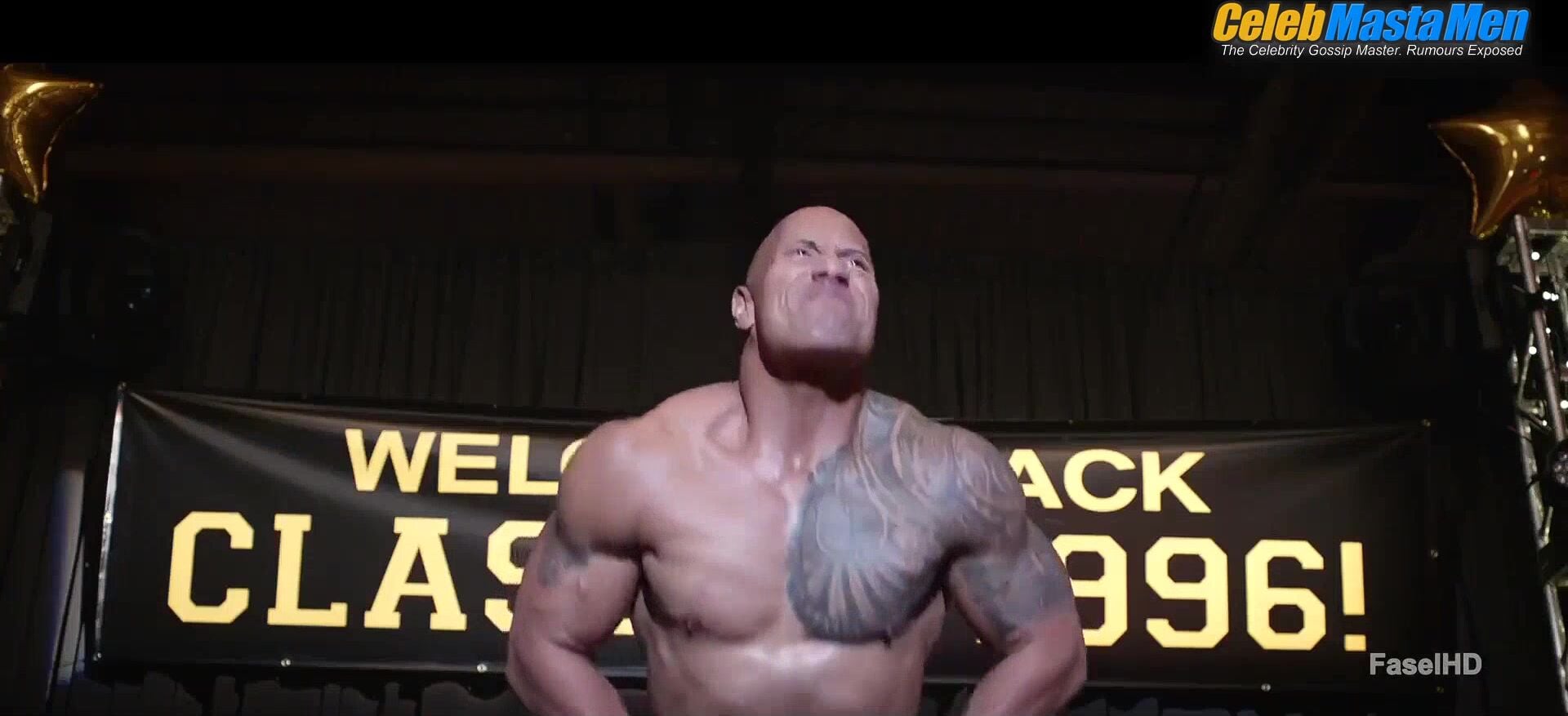 Dwayne Johnson ’s Straight, Butt Scene From Central - Photo 1 of 5 photo 2