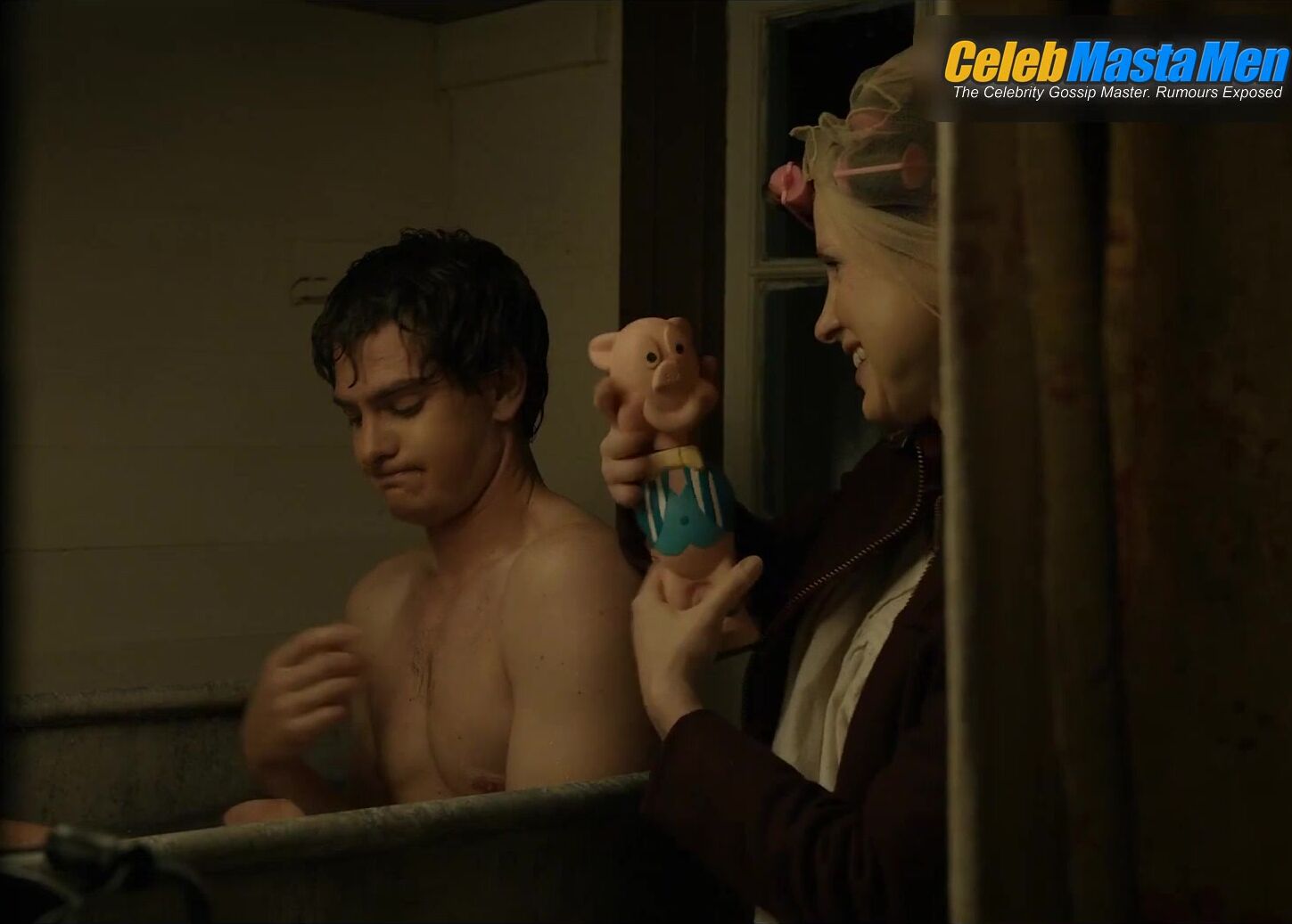 Andrew Garfield Shirtless Scene In The Eyes Of Tammy Faye - Photo 2 of 5 photo 1