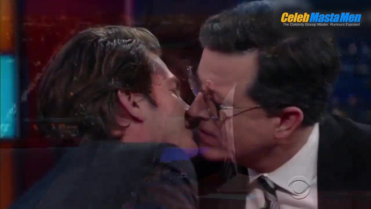 Andrew Garfield And Stephen Colbert Sexy Scene In The Late - Photo 1 of 5 photo 2