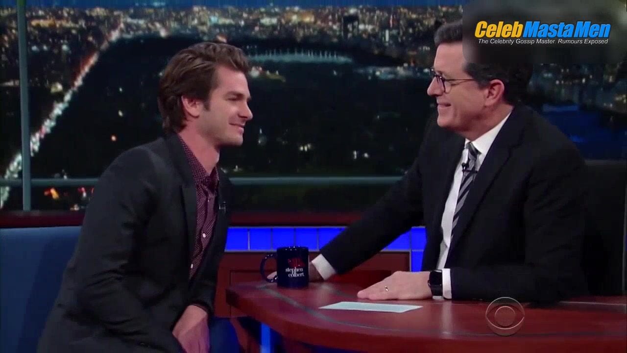 Andrew Garfield And Stephen Colbert Sexy Scene In The Late - Photo 1 of 5 photo 4
