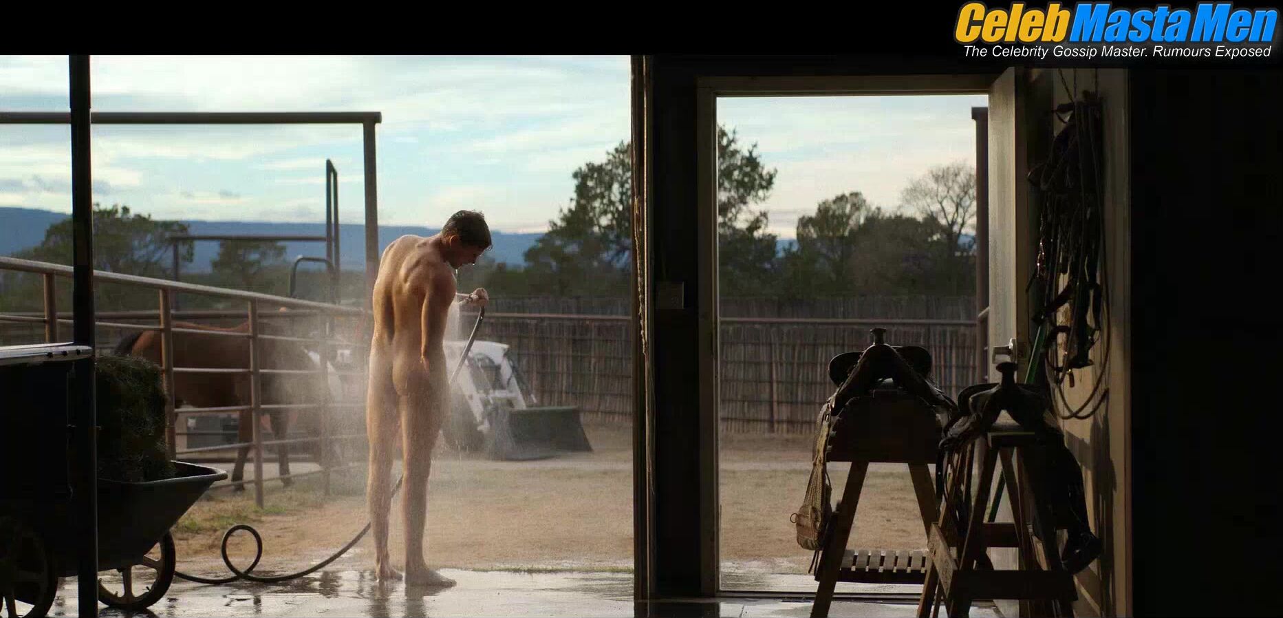 Garrett Wareing Shirtless, Butt Scene in Ransom Canyon screenshot 2