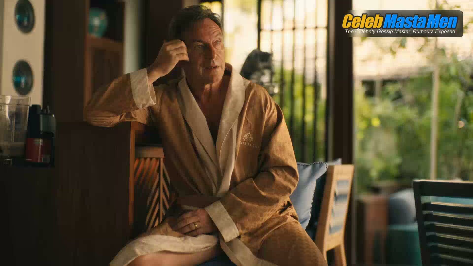 Jason Isaacs Penis, Prosthetic Scene in The White Lotus screenshot 1