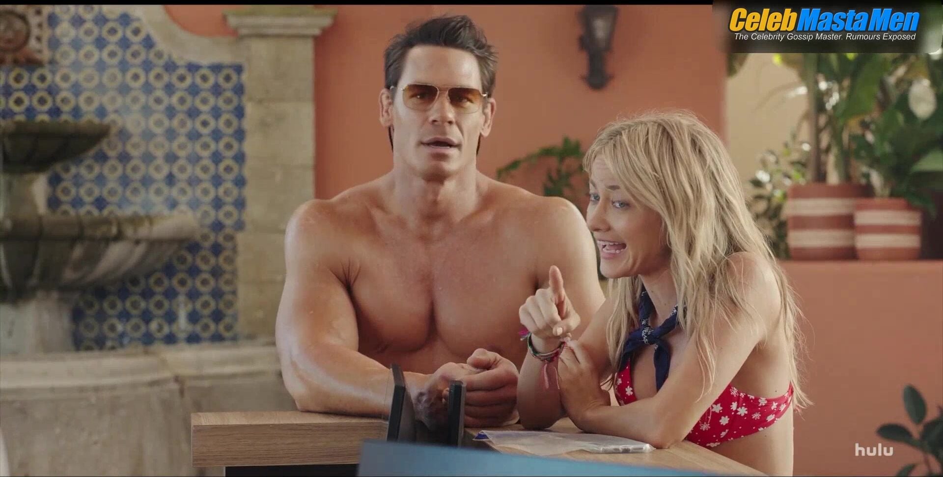 John Cena Goes Shirtless In Vacation Friends Scene - Photo 1 of 5 photo 4