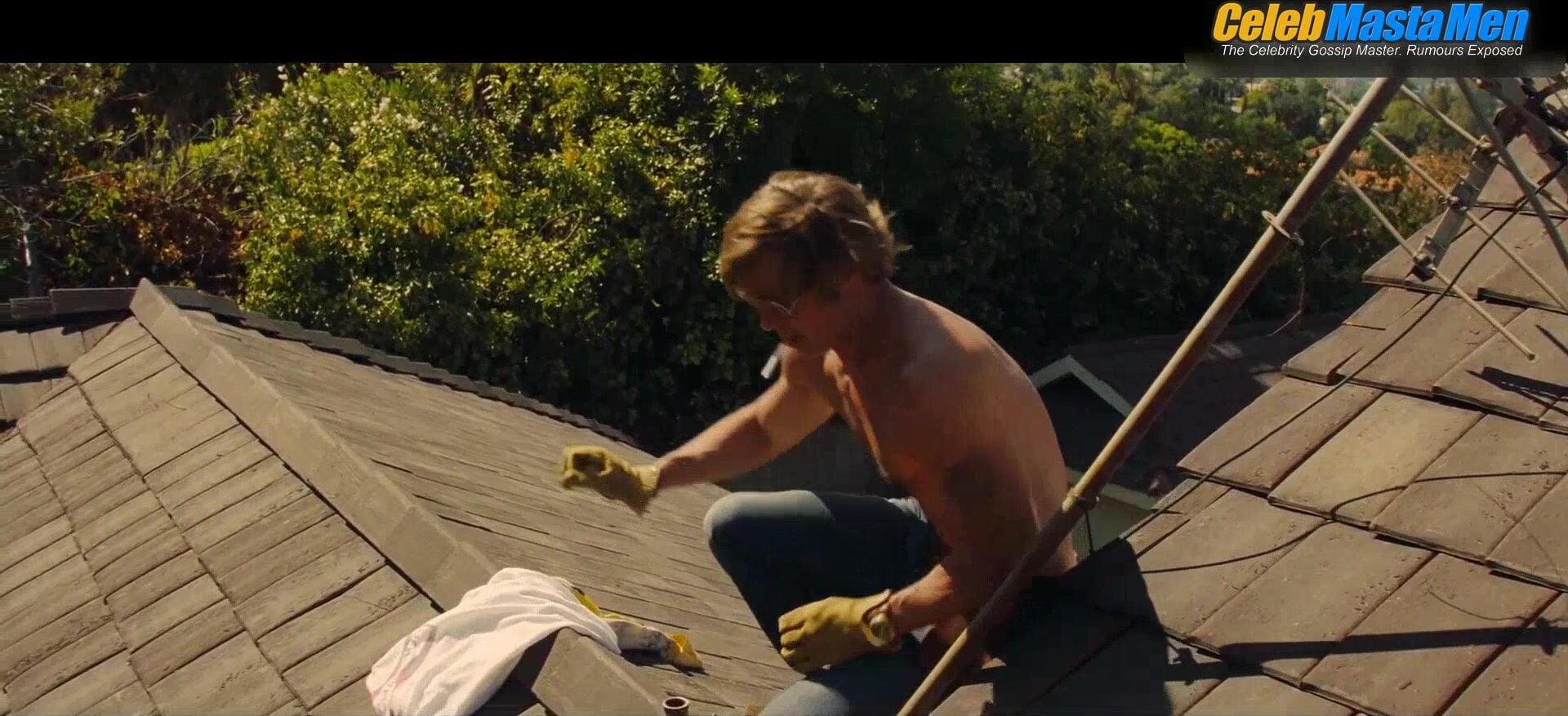 Brad Pitt ’s Shirtless Scene From Once Upon A - Photo 1 of 5 photo 5